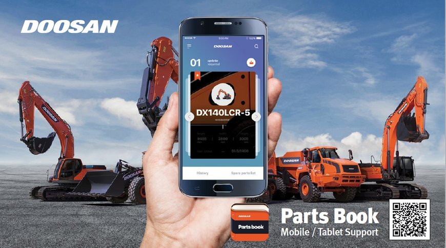 Die mobile App Doosan Parts Book ist jetzt aktualisiert!